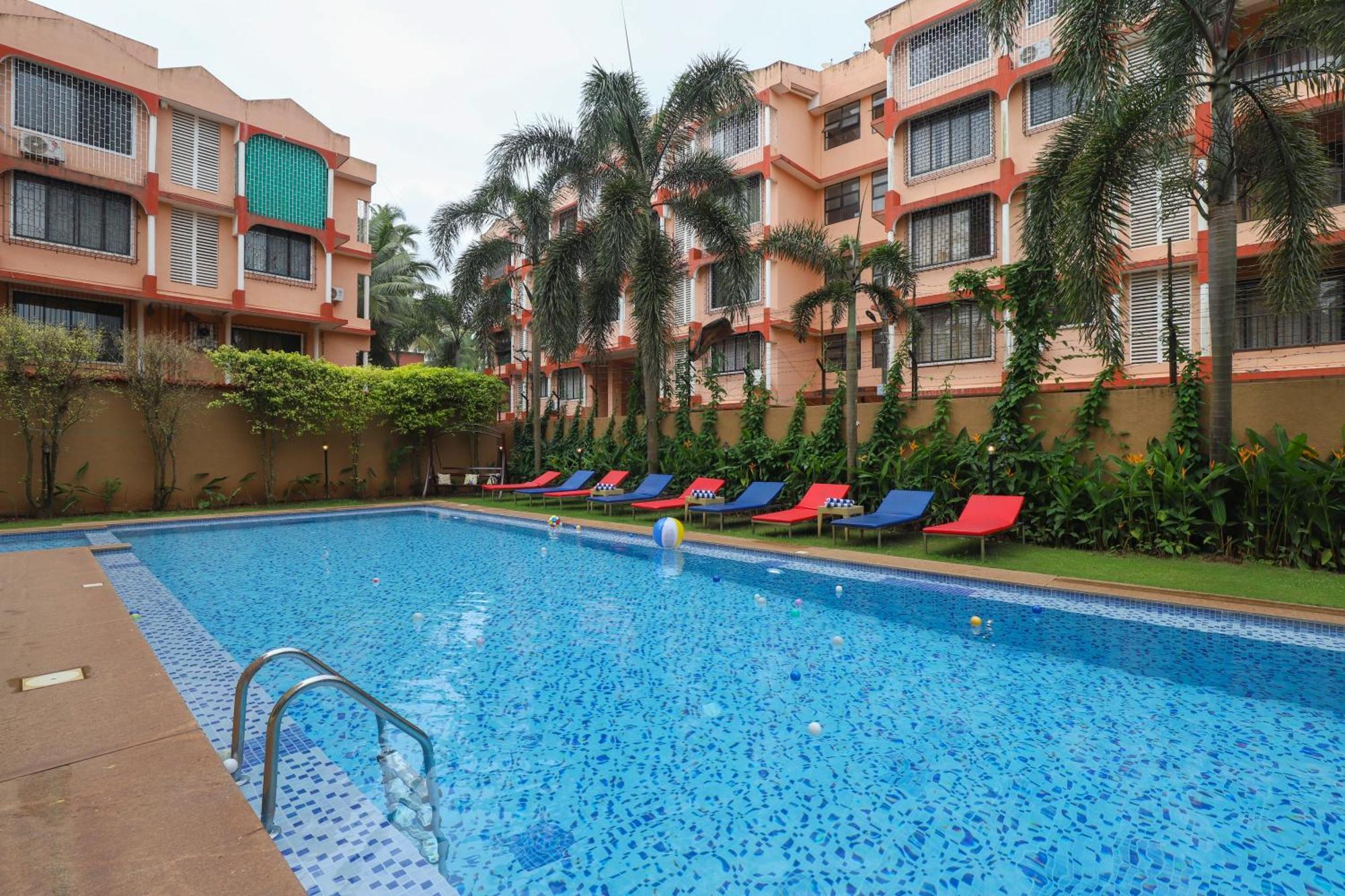 Veera Strand Park Serviced Apartments Near Calangute Exteriör bild