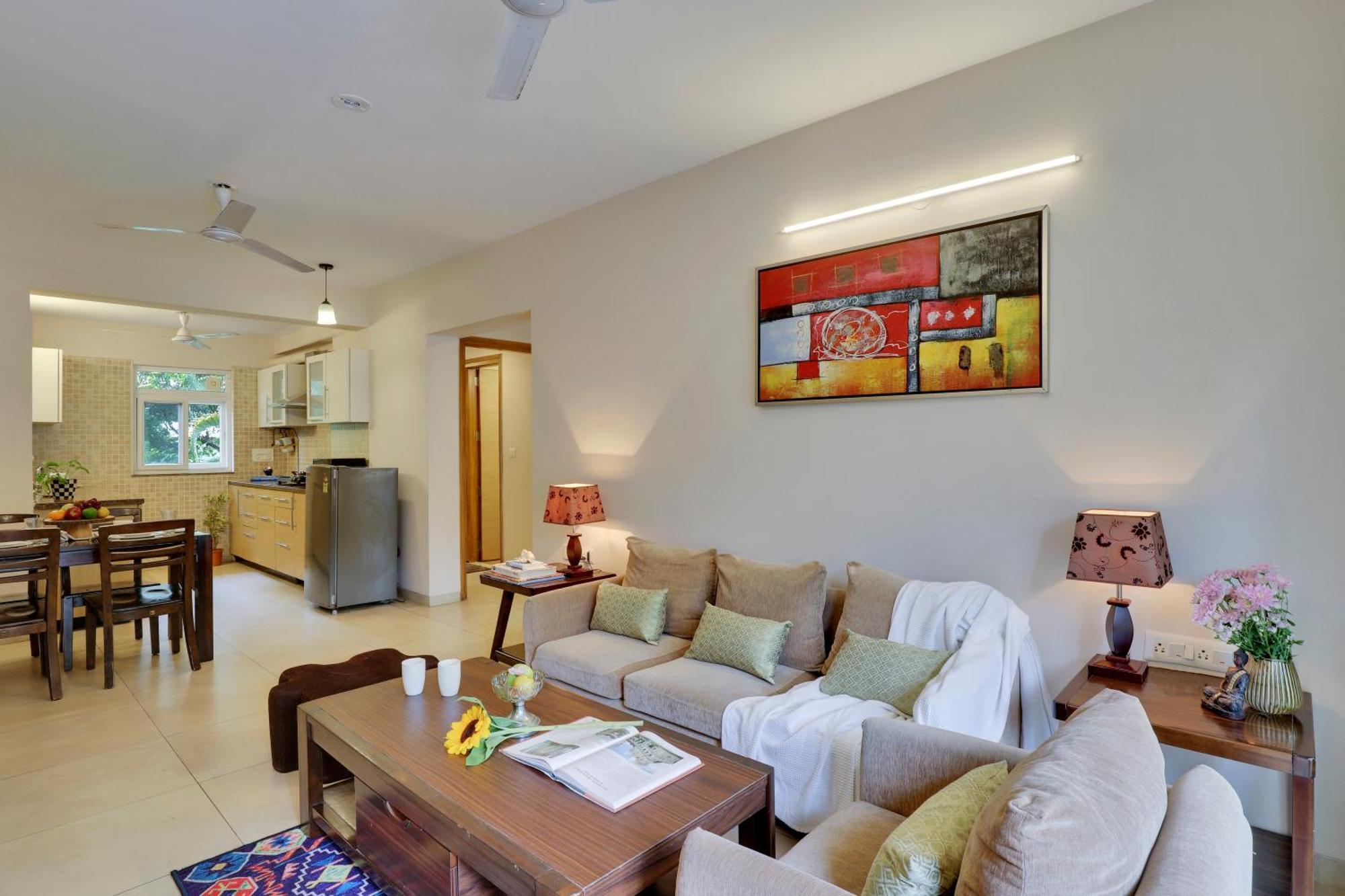 Veera Strand Park Serviced Apartments Near Calangute Exteriör bild