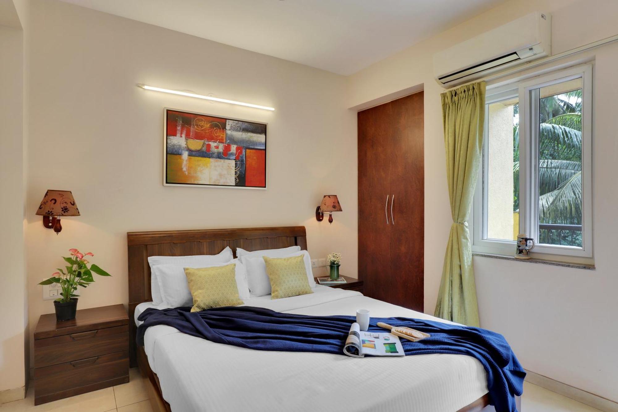 Veera Strand Park Serviced Apartments Near Calangute Exteriör bild